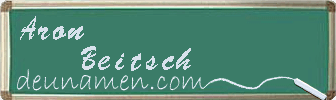 Aron Beitsch Visitenkarte